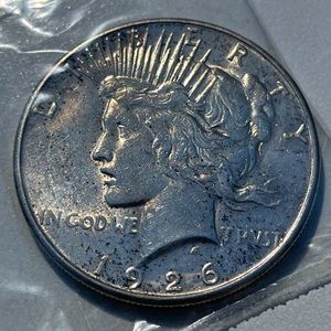 1926 S Peace Dollar